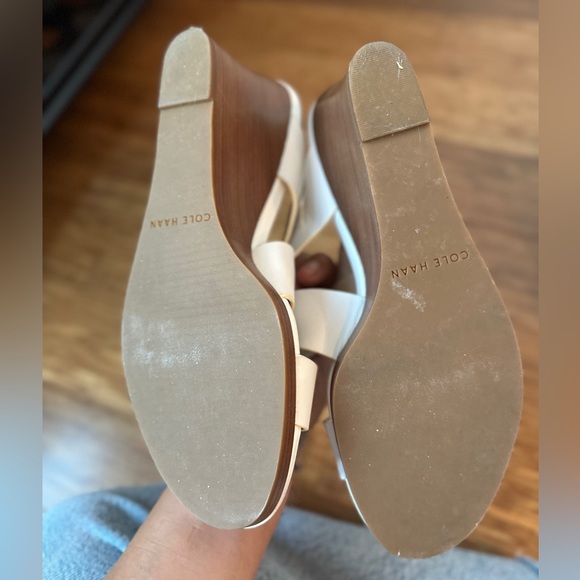 Cole Haan White Wedges - Size 9 - Picture 4 of 4